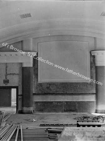 NEW MENTAL  HOSPITAL (ARCHIT:R.BOYD BARRATTY) CINEMA SCREEN IN DINING HALL